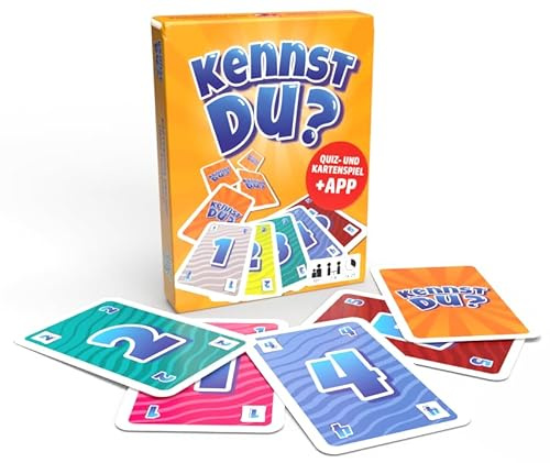 KennstDu? - Das interaktive Kartenspiel mit App für iOS und Android, Quizspaß und Zahlenspaß, lustiges Gesellschaftsspiel, Wissensspiel, Partyspiel, Ratespiel und Familienspiel (Zahlen)
