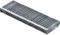 Fenau – 800 x 270 mm - Gitterrost-Stufe (R11) XSL, MW: 30/10 mm, verzinkt, Stahl-Treppenstufe nach DIN-Norm, Fluchttreppen geeignet, Anti-Rutsch-Wirkung