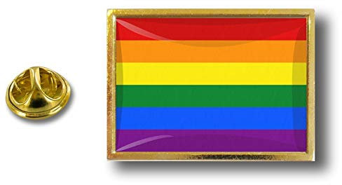 Akachafactory pin flaggenpin flaggen Button pins anstecker Anstecknadel Rainbow Regenbogen