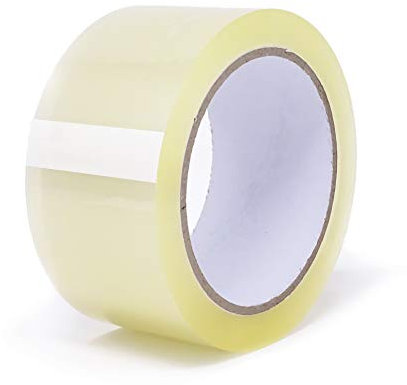 gws Paket-Klebeband Light PP leise 12 Rollen, Verpackungsband geräuscharm abrollend Länge: 66 m, Breite: 50 mm, Farbe: transparent