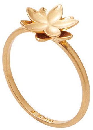 SENCE Copenhagen Ring Rose, Gold plattiert, Gr.54