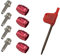 CYCEARTH 4 Sets Fahrrad Olive Anschluss Einsatz Öl Fitting Kit für Avid Sram Fahrrad Hydraulische Disc StealthamaJig Bremse Schlauch Stealth-A-MAJIG schnell Installieren