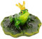 Pommerntraum ® | Teichdeko Gartendeko Schwimmfrosch Froschkönig Schwimmtier Dekofigur Gartenteich SwimmingPool Schwimm-Frosch Frösche (Froschkönig)