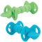 Nuby Dipeez 2 in 1 Silicone Spoons/Dipper, 2pk, Colors May Vary