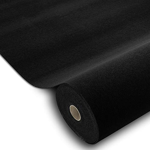 rugsx Teppichboden Auto Triumph 990 schwarz, Autoteppich zur Auskleidung, Fertigmaß 200x450 cm