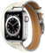 Apbands Bracelet de rechange pour Apple Watch 38 mm, 40 mm, 41 mm, 42 mm, 44 mm, 45 mm - Bracelet en cuir véritable double tour fin - Bracelet de rechange Norraw pour iWatch SE/Series 7 6 5 4 3 2 1.