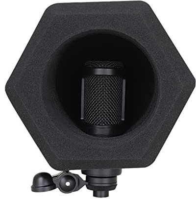 Microphone Shield Pop Filter, Microphone Isolation Ball for Lewitt Lct Microphones,Sound-Absorbing Foam,Reduces Noise and Reflections