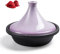 YLWX Moroccan Enameled Tagine Pot, Cast Iron Tajine Cooking Pot, Handmade Crock Pot, Induction Braiser Pot, Saucepan (Color : Purple)