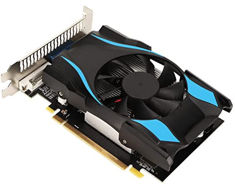 Tarjeta Gráfica HD7600, GPU de Tarjeta Gráfica para Juegos GDDR5 de 2 GB con 144 Chips de Procesador de Flujo, PCI Express X16 1.1, Interfaces HDMI VGa Y DVI, para DirectX 11
