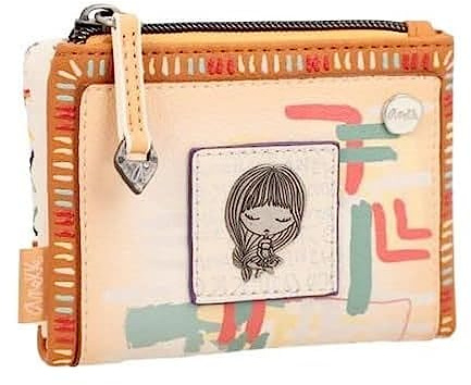 Anekke Damen Billetero Blando 36649-910 Multicolor 12x9x3 Mujer Reisezubehör-Brieftasche, bunt
