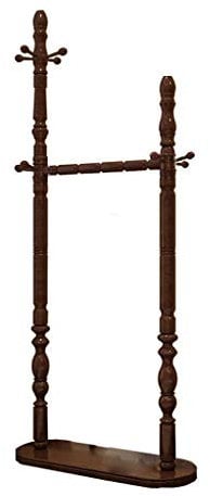Garderobenständer, freistehender Garderobenständer, Kleiderbügelständer, multifunktionaler Kleiderständer, Hutablage for die Aufbewahrung, Schlafzimmer, Büro, Flur, Garage, Holz, Birke, 175 x 80 cm