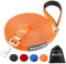 Schleppleine für Hunde, Laufleine für Hunde – Verstellbare Hundeleine mit Gepolstertem Griff inkl. Aufbewahrungstasche, Ideal für Training, Spaziergänge und Outdoor (Orange, 15m/50ft)