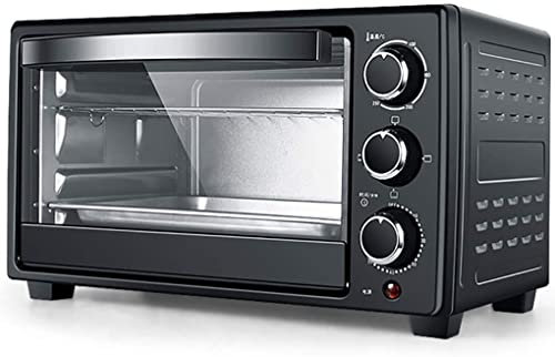 CAZARU Forno da 23 Litri, Forno Elettrico 1300 W Temperatura Regolabile 70-250 ℃ e Timer da 60 Minuti con 3 funzioni di Riscaldamento Forno tostapane da appoggio a convezione