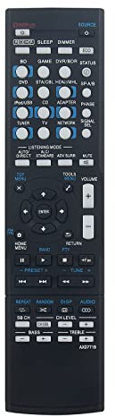 AULCMEET AXD7719 Control Remoto de Repuesto Compatible con el Receptor AV multicanal Hi-Fi de Pioneer VSX-S300 VSX-S501 VSX-S510-S VSX-S310K VSX-S310-S VSX-S500-K VSX-S310