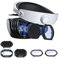 DEVASO Lens Protector Cover Kit for PSVR2, Protector Accessories Compatible with Playstation VR2, Glasses Spacer Anti-Scratch Ring with Blue Light Blocking Glasses for PS VR2, Anti-Scratch & Easy to