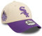 New Era MLB Fancap Chicago White Sox World Series Sidelogo Kappe Basecap Strapback beige lila - One-Size