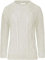 AJFASHION Women Jumpers New Ladies Long Sleeve Chunky Cable Knitted Jumper Crew Neck Winter Sweater Top UK Size 8-22 Cream