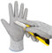 EXBRIECO, Guantes de Protección, Guantes Anticortes, Resistentes Nivel 4, Buen Agarre, Fibra Acrilica, Recubierta de Latex en la palma, Guantes de Trabajo, Calidad Industrial, Talla 7 (S)