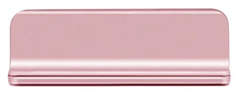 Botang Muzhen Store Vertikal Verstellbarer Laptop-Ständer aus Aluminium, tragbare Notebook-Halterung, Basishalter, kompatibel mit MacBook Pro Air Zubehör 2020 (Color : Rose Golden)