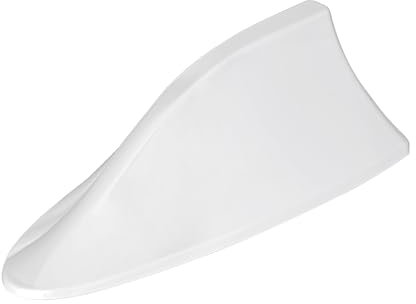 Eightwood Shark Antenne Auto Haifisch Antenne Auto Antenne Kurz Universal Shark Fin Roof Antenna mit Verstärker für FM AM Raido Atuo SUV usw.