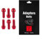 MeevrgR Fahrrad-Scheibenbremsklemmen-Adapter, Schrauben, 6 Stück, M6 x 18 mm, universelle MTB-Fahrradschrauben (rot)