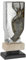 Art-Trophies At11672, Trofeo Ceramica e Cristallo Unisex-Adulto, Argento/Verde, 25 cm