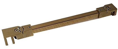 Barra de soporte para puerta de ducha de acero inoxidable sin marco, color dorado, de 40 cm, para vidrio de 1/4 a 3/8 pulgadas de grosor