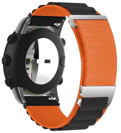 Sportarmband Kompatibel mit Suunto CORE Armband, Weiches Nylon Geflochten Ersatzarmbänder mit Verstellbares Metall G-Haken Armband für Suunto CORE Atmungsaktiv Uhrenarmband für Damen Herren (11)