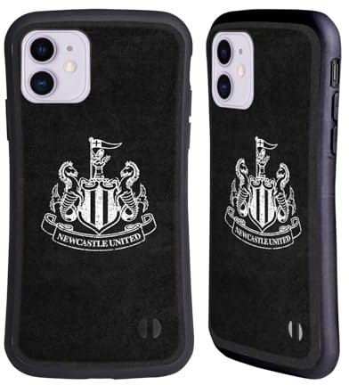 Head Case Designs Officially Licensed Newcastle United Football Club Distressed Crest Hybrid Case Compatible With Apple iPhone 11