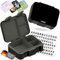 BEARFOOT Bento Box COMPACT | BPA-freie Kinder Brotdose für Schule & Kindergarten | Auslaufsichere Lunchbox für Mädchen & Jungen | Praktisch, leicht & kompakt (Schwarz, 650ml)