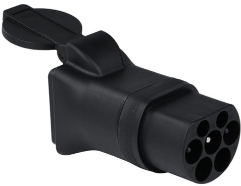 VOBOR EV Charging Adapter, 3.5KW 16A 220V Portable Type 2 Male Plug to UK Plug EV Charging Adapter for EV Charger EV Connector (UK Plug)