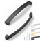 ELEBUILD 6er Pack Griffe, 160mm, Schwarz, Schrankgriffe, Elegante Griffe für die Küche