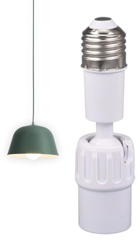 Rallonge de douille de lumière, rallonge de douille d'ampoule - Rallonge d'ampoule réglable E27 à E27 | Adaptateur de support de lampe Flexible, adaptateur de douille d'ampoule pour salon chambre à co