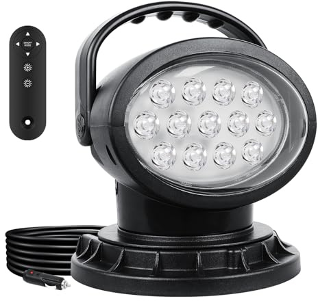 Willpower Strobe Led Search Lights 12V Magnetic Base Security Emergency Car