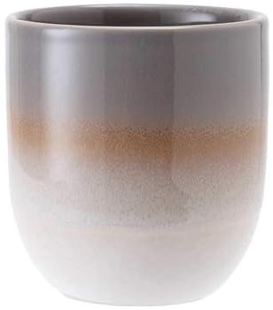 Ladelle 61771 CAFE Grau Schattiert Becher ohne Henkel 9 cm (1 Stück)