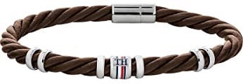 Tommy Hilfiger Jewelry armband für Herren aus Leder Marinblaues - 2790200S