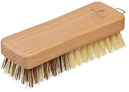 Eco Living Natural Sustainable Plastic Free Vegetable Brush, 100% Plastic Free, FSC Certified, Suitable for vegan's.