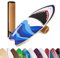 BoarderKING Indoorboard Wave - Skateboard Surfboard Trickboard Balanceboard Balance Board (Shark (100 mm x 33 cm (Ø x L))