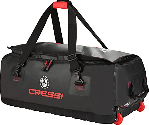 Cressi Unisex-Adult Gorilla Pro Bag Taschen Und Rucksäcke, Schwarz/Rotes Logo, XL