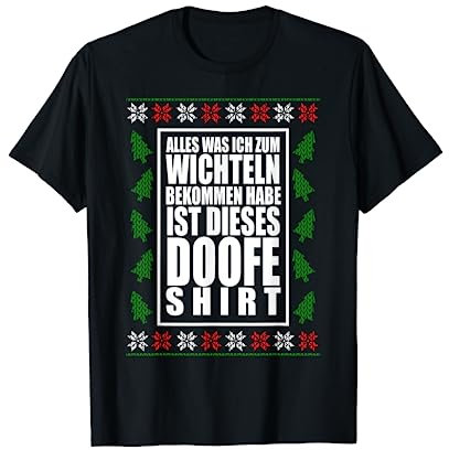 Lustiges Schrottwicheln Geschenk Weihnachten Wichteln T-Shirt