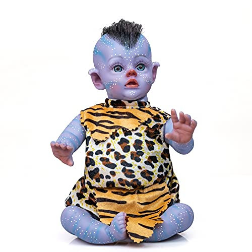 MineeQu 12 Zoll Lebensechte Handgemachte Reborn Fee Avatar Puppen Soft Touch Kleine Puppe Niedliche Handliche Puppe Aussehen Echt