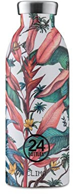 Clima Bottle Bouteille Thermique 500 ml Acier Inoxydable Bouteille Thermique Thermos 100% Hermétique (12h Hot 24h Cold) Design Italien 24BOTTLES, Bouteille Thermique Écologique, Water Bottle Pure Love