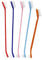 5 Pcs Pet Toothbrush Dual Headed Long Handle Dog Toothbrushes for Pet Dental Care