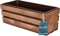 KOTARBAU® Fioriera in Legno Marrone con Inserto in plastica, 40 x 18 x 15 cm