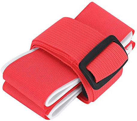 Sangle de Ski, Porte-épaule de Ski, Snowboard, Porte-sangle en Nylon, Accessoire de Snowboard(Rouge)