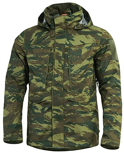 Pentagon Men's Hurricane Shell Jacket Greek Lizard Size L