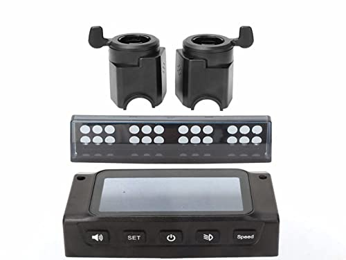 SPEDWHEL Elektrischer Roller Kunststoff Schirmabdeckung Links und Rechts Daumen Griff Lampe Gehäuse Kit für KUGOO S1 S2 S3 Elektro Roller Teile