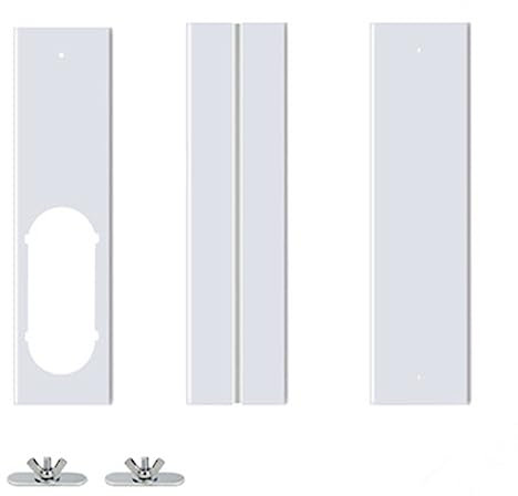 Starnearby Kit Finestra per Condizionatore Portatile Adattatore Finestra Condizionatore Tubo di Scarico per Condizionatore Portatile Kit di Sfiato Finestra Piastra per Finestra Tubo Condizionatore