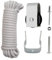 Extension Ladder Rope & Pulley Kit, Replacement for Werner Aluminum and Fiberglass Extension ladders, Replacement for Werner 31-12 Pulley Assembly, Replacement for AC30-2 Extension Ladder Rope
