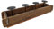 Kerzentablett Kerzenständer Kerzenhalter Holz Advent Deko Landhaus Tablett 57 cm